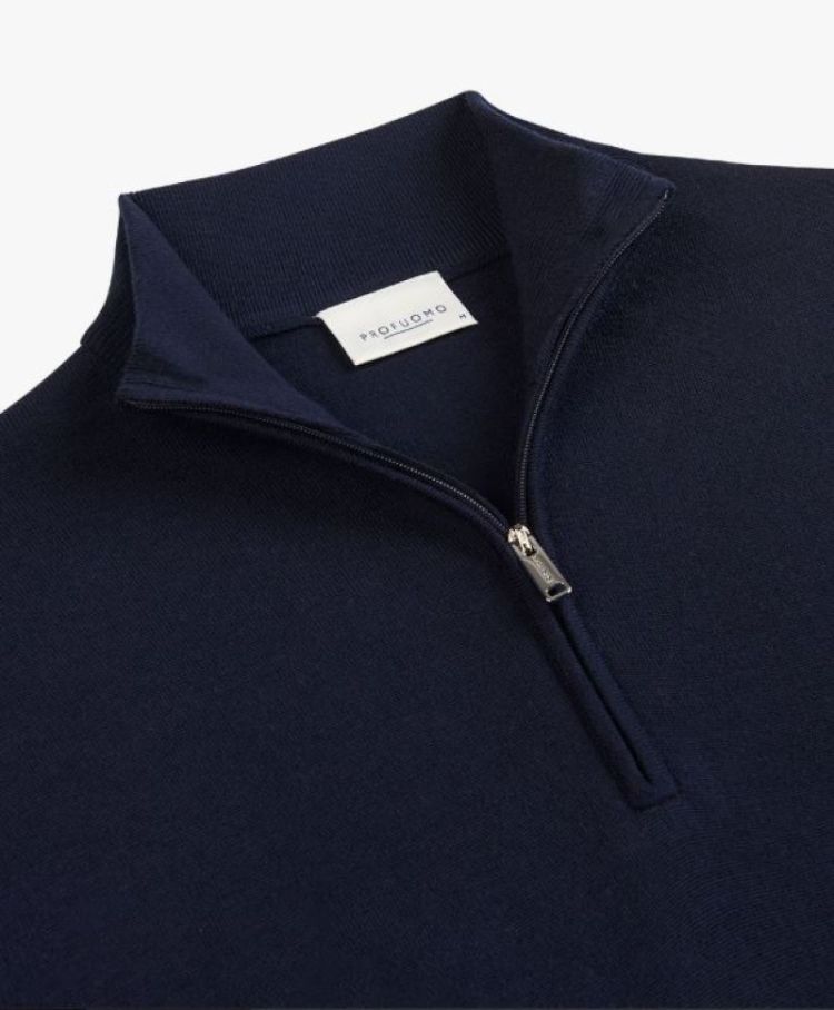 PP2J00012A PULLOVER HALF ZIP NAVY P Navy