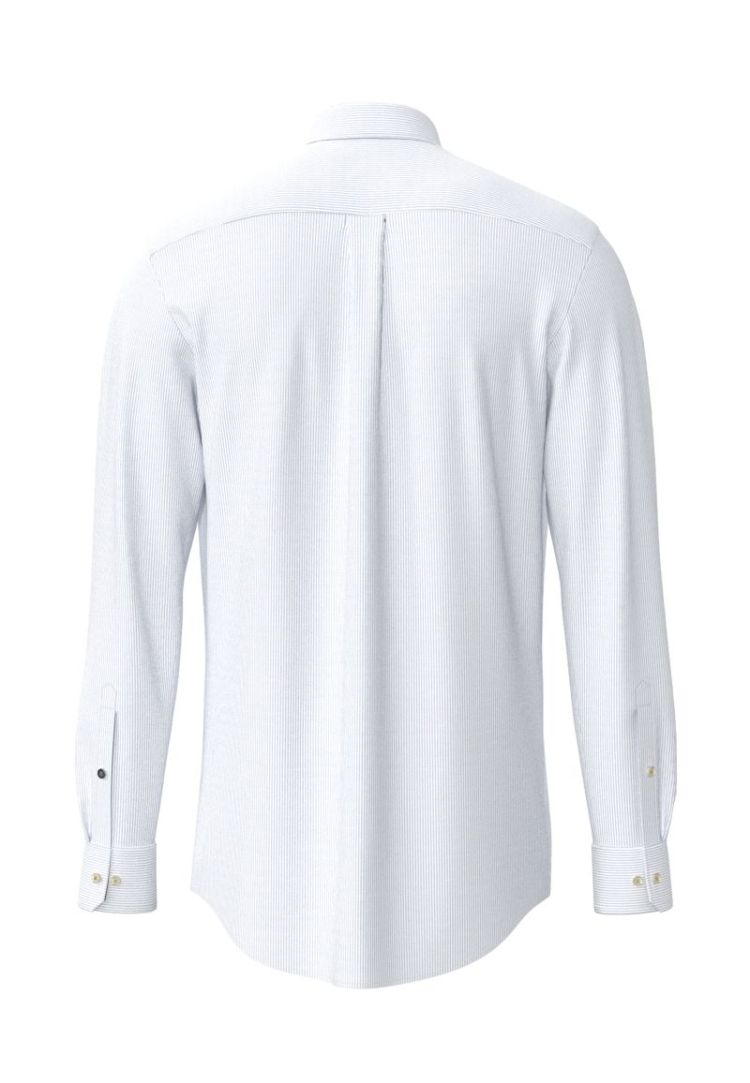 Washed Oxford Fine Stripe.B.D.. 1-1 653 new breeze
