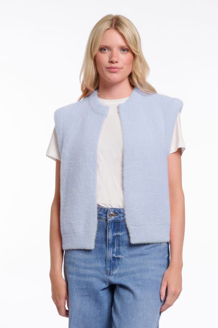 Short waistcoat Light blue 