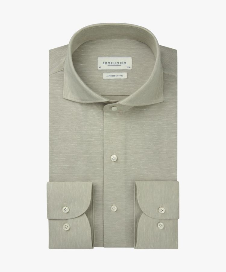 PPXH10034B SHIRT X-CUTAWAY SF D.BEIGE F4