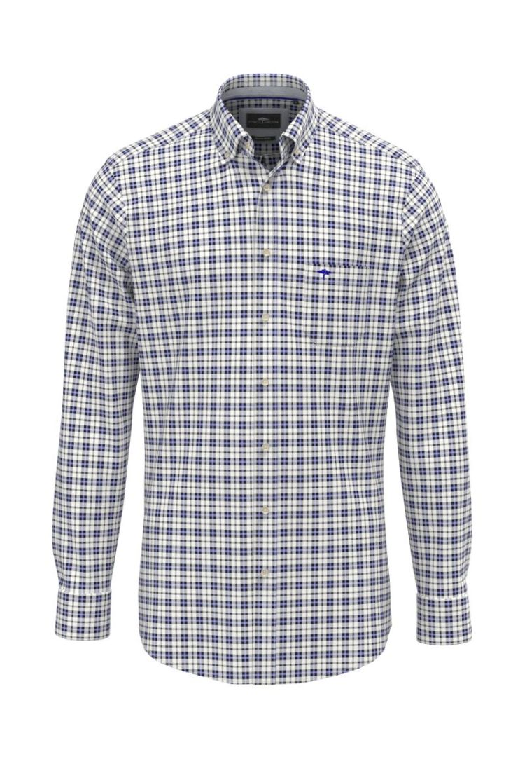 Heritage Oxford Check.B.D.. 1-1 674 cobalt