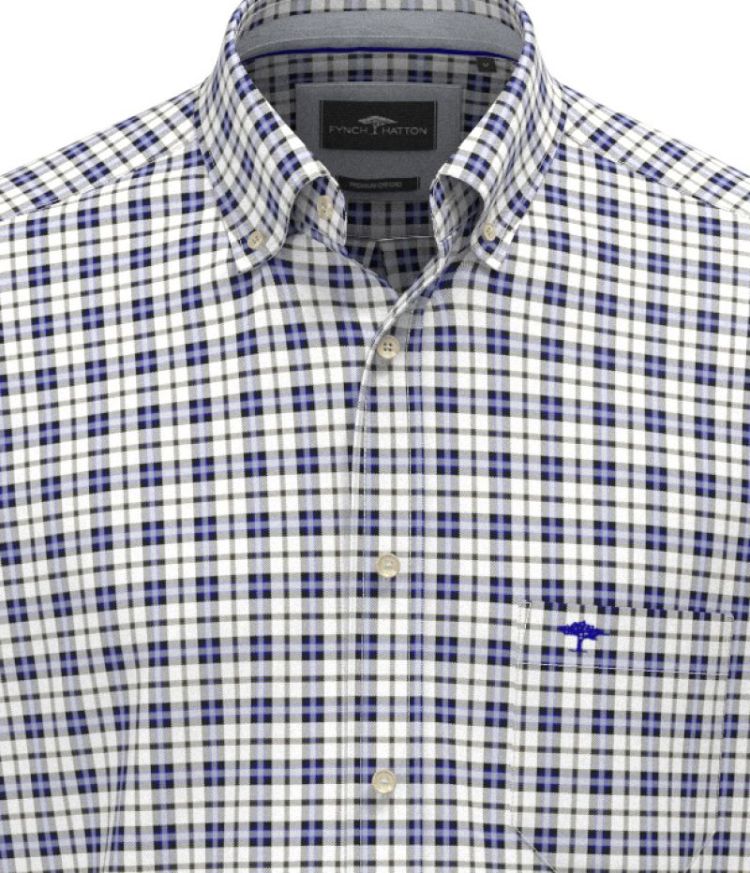 Heritage Oxford Check.B.D.. 1-1 674 cobalt