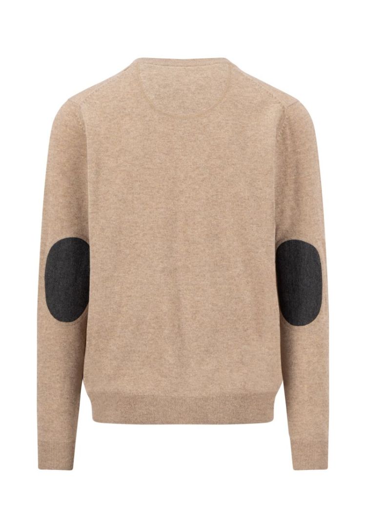V-Neck. Lambswool*RWS 864 taupe