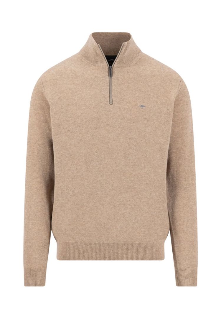 Troyer-Zip. Lambswool*RWS 864 taupe