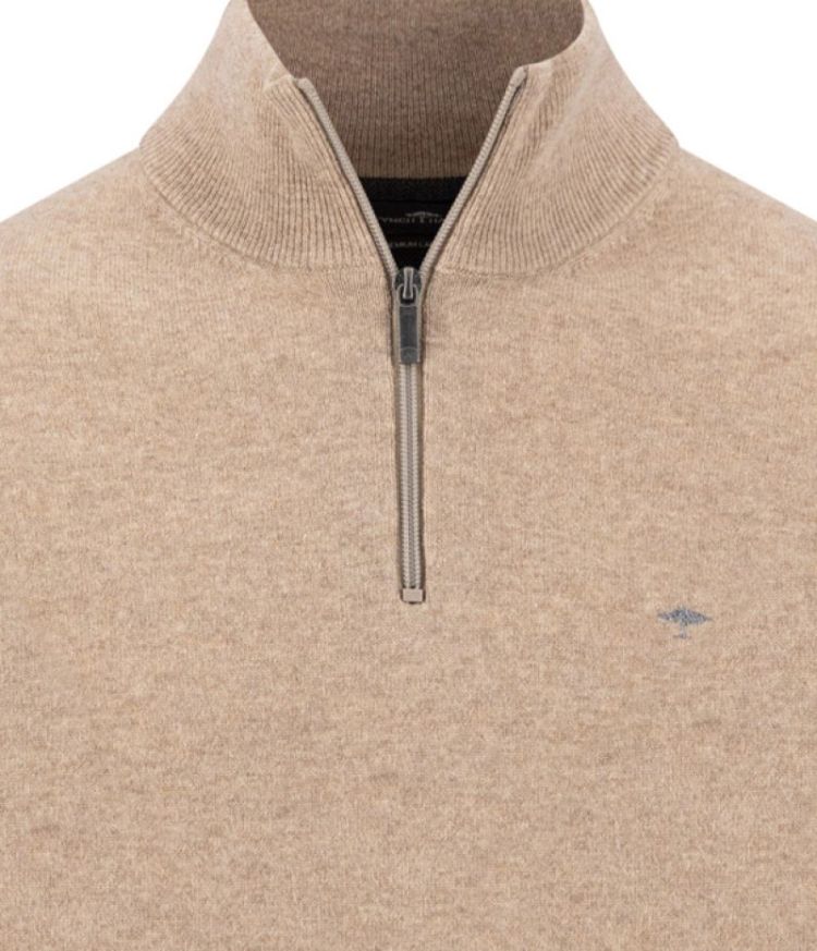 Troyer-Zip. Lambswool*RWS 864 taupe