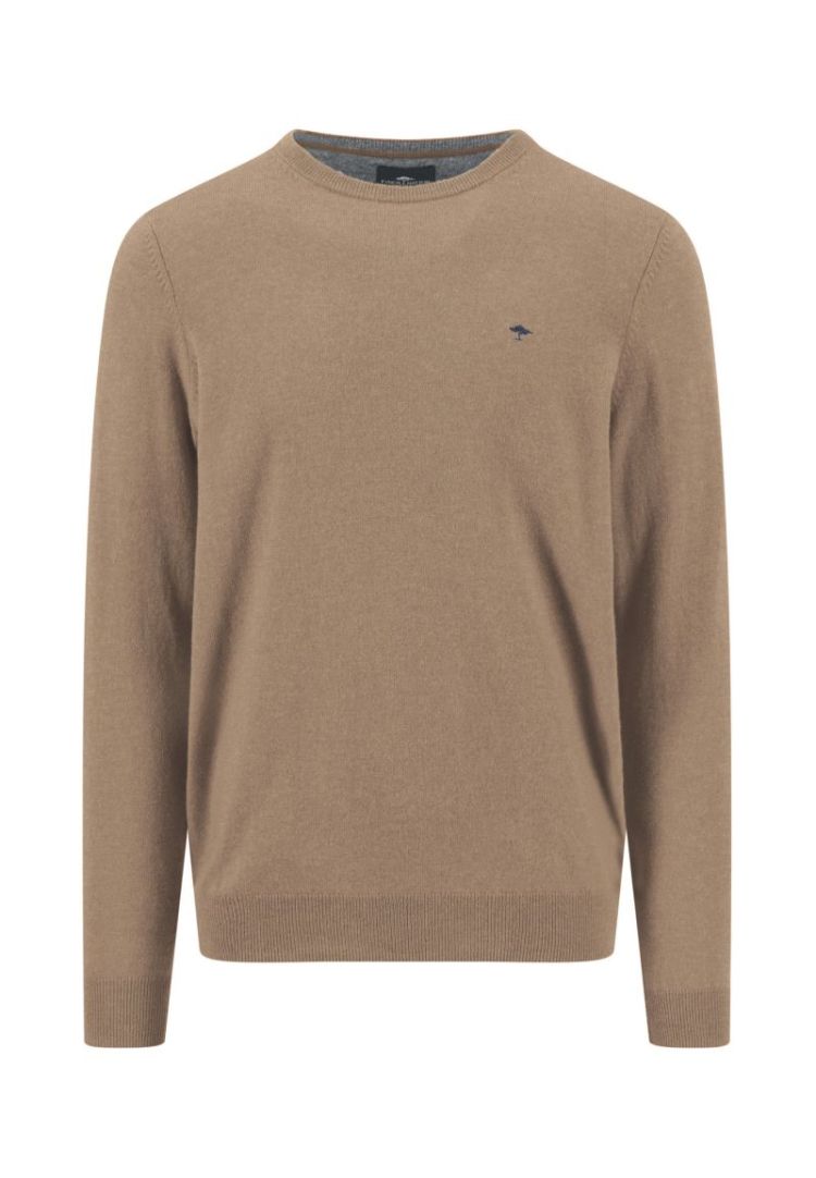 O-Neck. Merino Cashmere 864 taupe