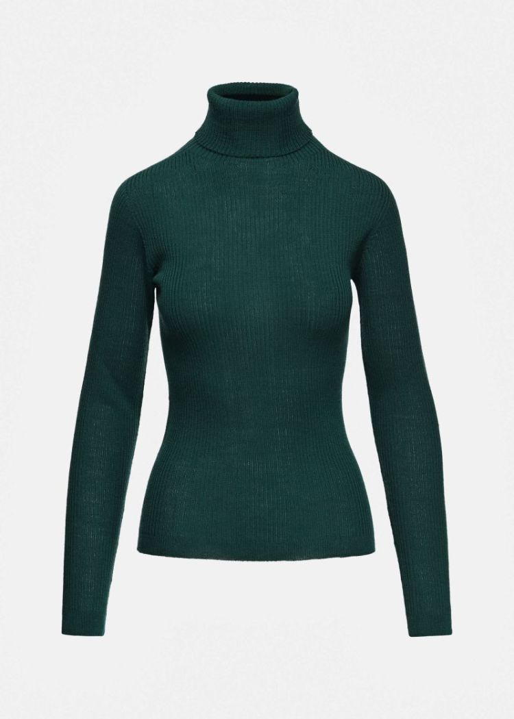 knitted pullover fw27 Forest whi