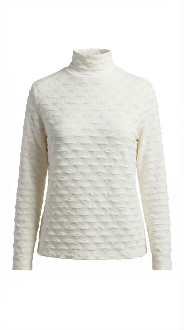 souspull in jaquard jersey gardenia 