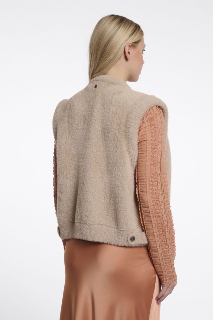 Short waistcoat Oat 