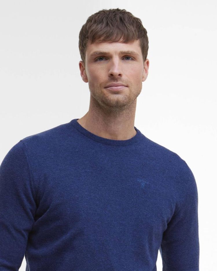 BARBOUR ESSENTIAL L-WOOL CREW NECK SWEATER SOS - BL71 DEEP