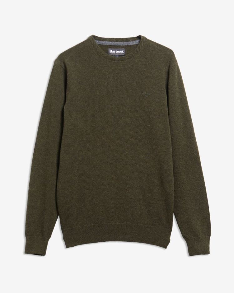 BARBOUR ESSENTIAL L-WOOL CREW NECK SWEATER SOS - GN71 SEAW