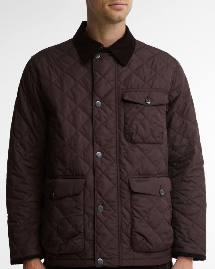 BARBOUR HORNBY QUILTED JACKET BR91 BLACK OAK 