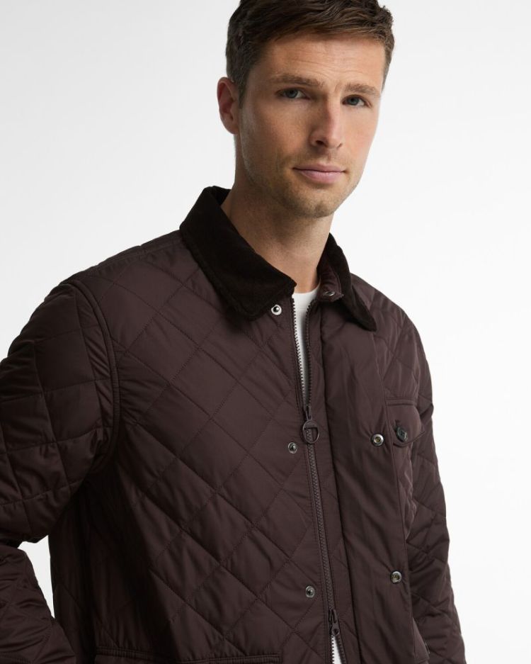 BARBOUR HORNBY QUILTED JACKET BR91 BLACK OAK 