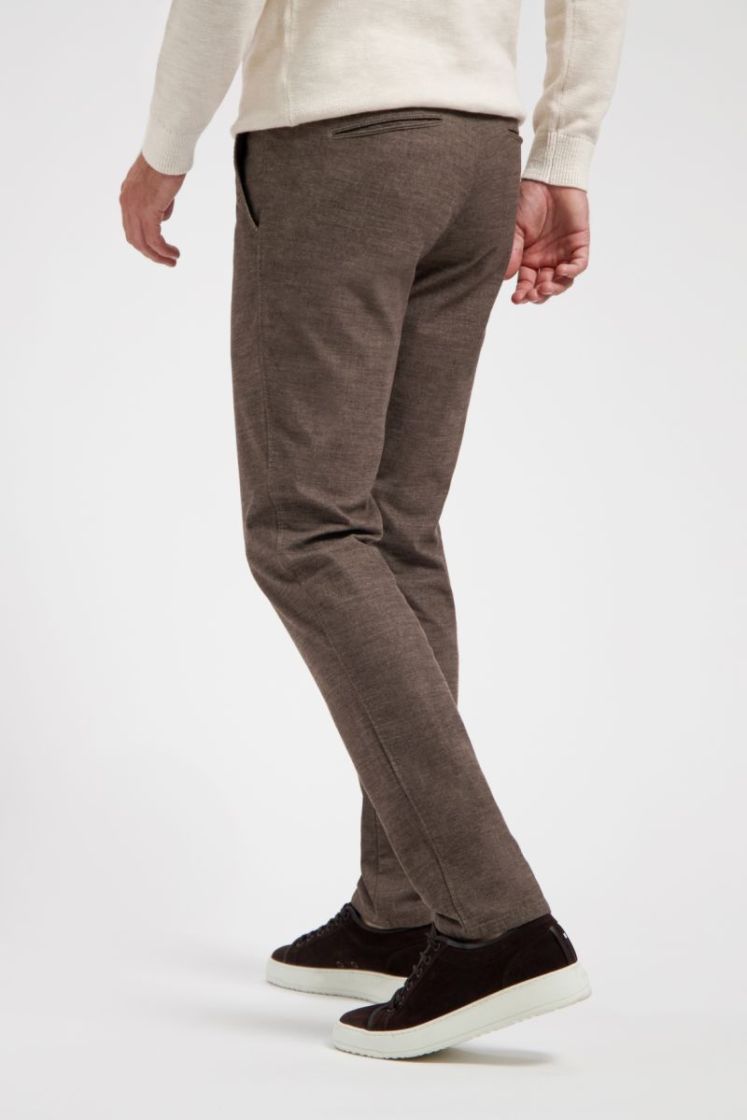 Chino Wool Look 241 Brown Wool