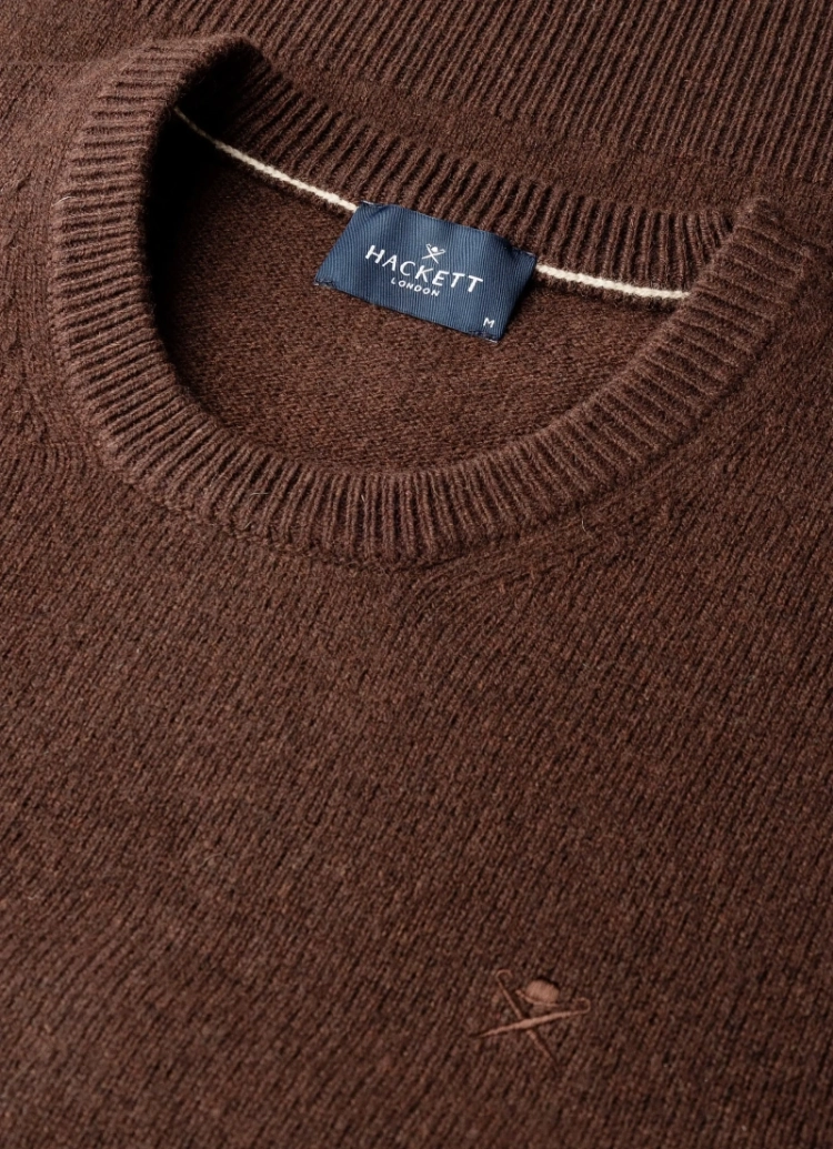 lambswool crew 851 ebony b