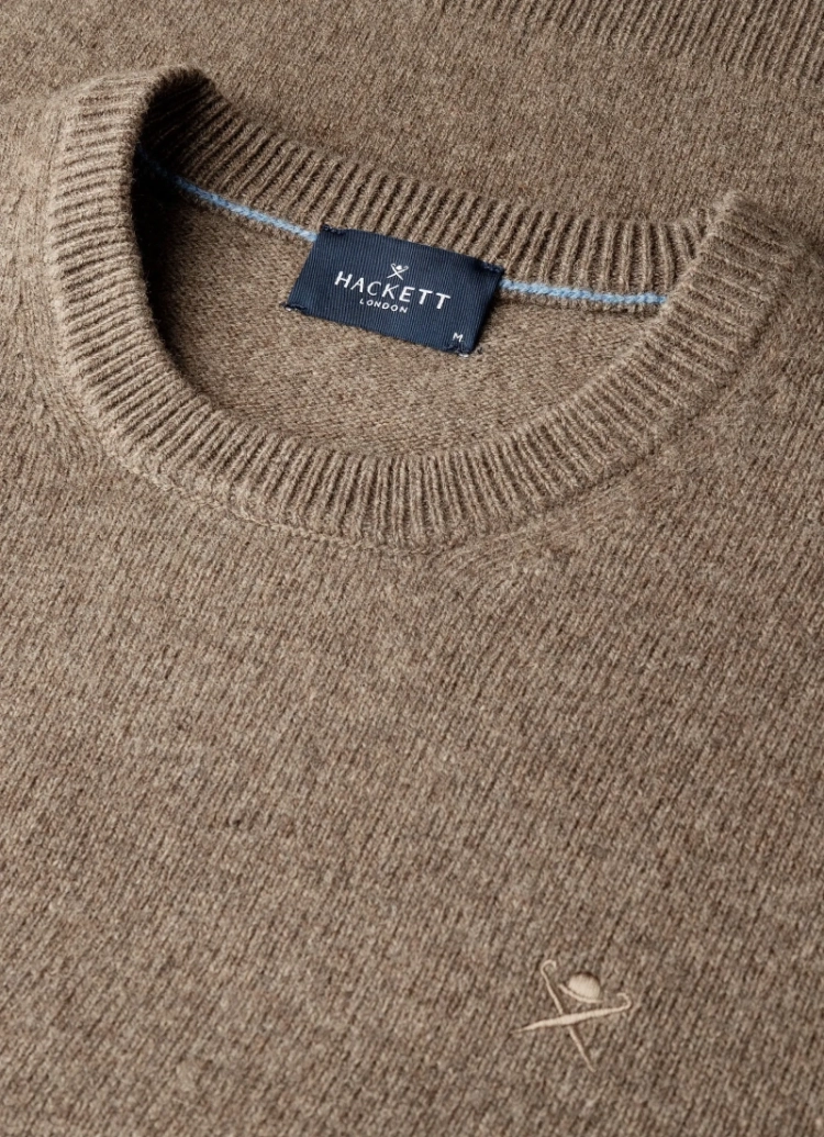lambswool crew 831 putty b