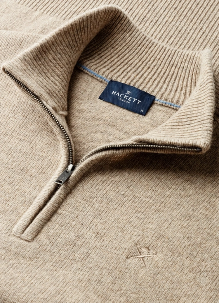 lambswool hzip 818 cream w