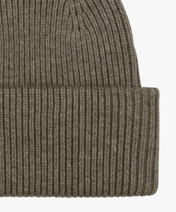 BEANIE WOOL BROWN H 