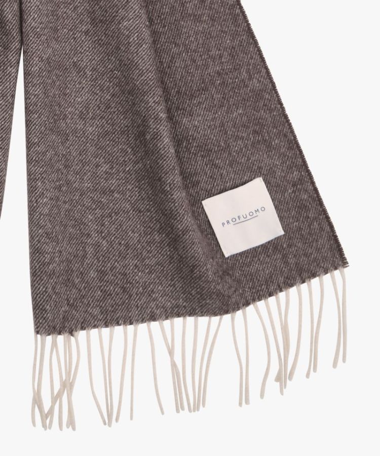 SCARF LAMBSWOOL D BROWN H2 