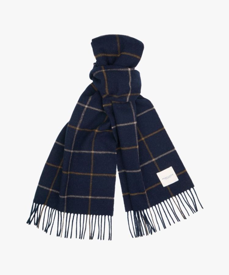 SCARF LAMBSWOOL NAVY P