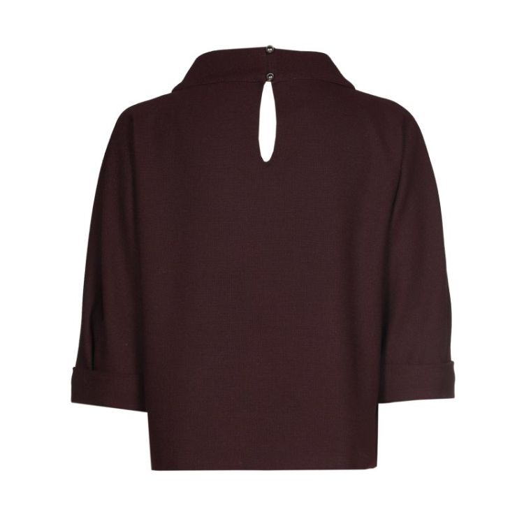 Rechtvallende top 52 Burgandy